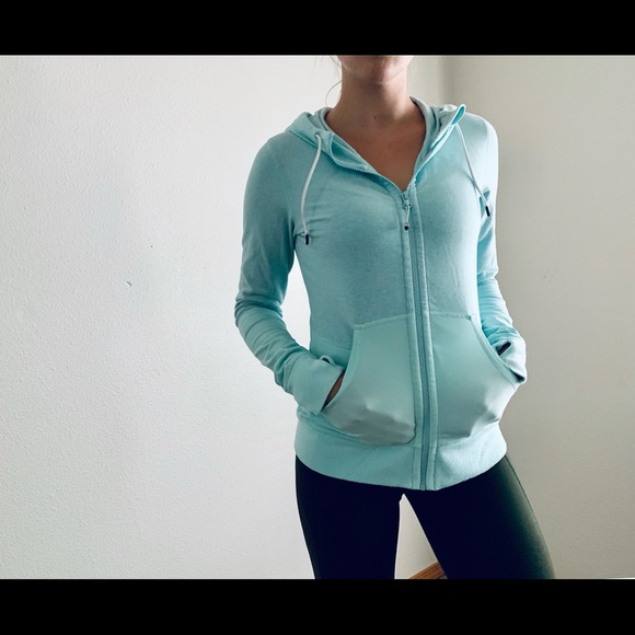 Lululemon Athletic Turquoise Blue Light Jacket - Picture 2 of 8